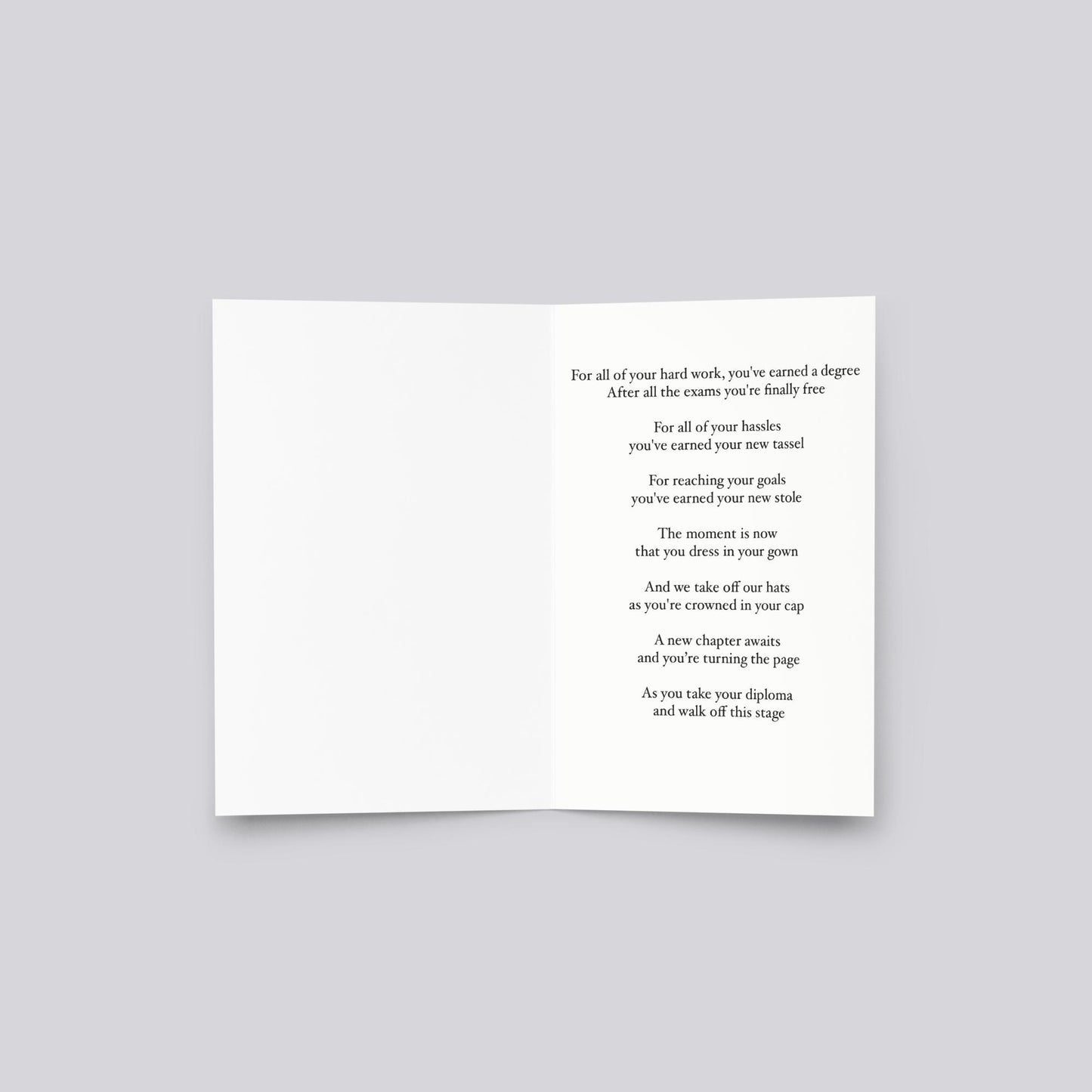 "2025 Graduation"Congratulations Greeting Card