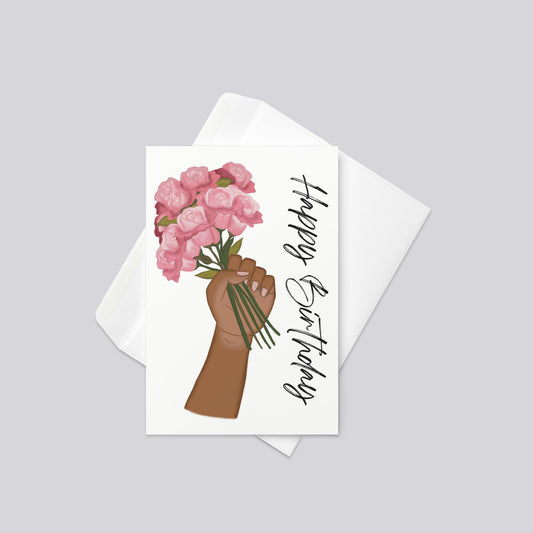 "Birthday Bouquet" Birthday Greeting Card