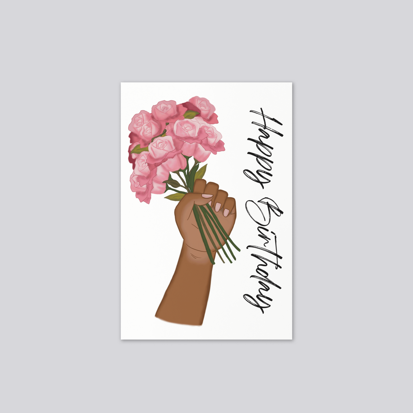 "Birthday Bouquet" Birthday Greeting Card