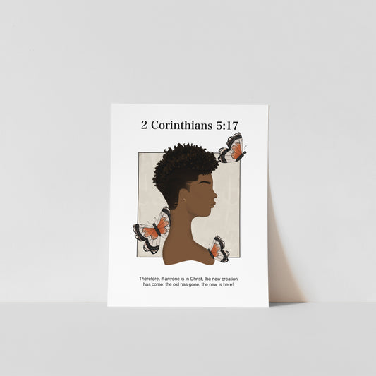 New Creation No.1 – 2 Corinthians 5:17 Art Print