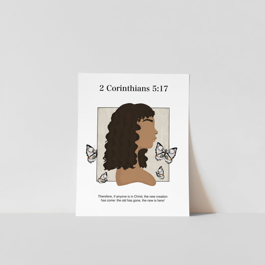 NEW CREATION NO.7 – 2 Corinthians 5:17 Art Print