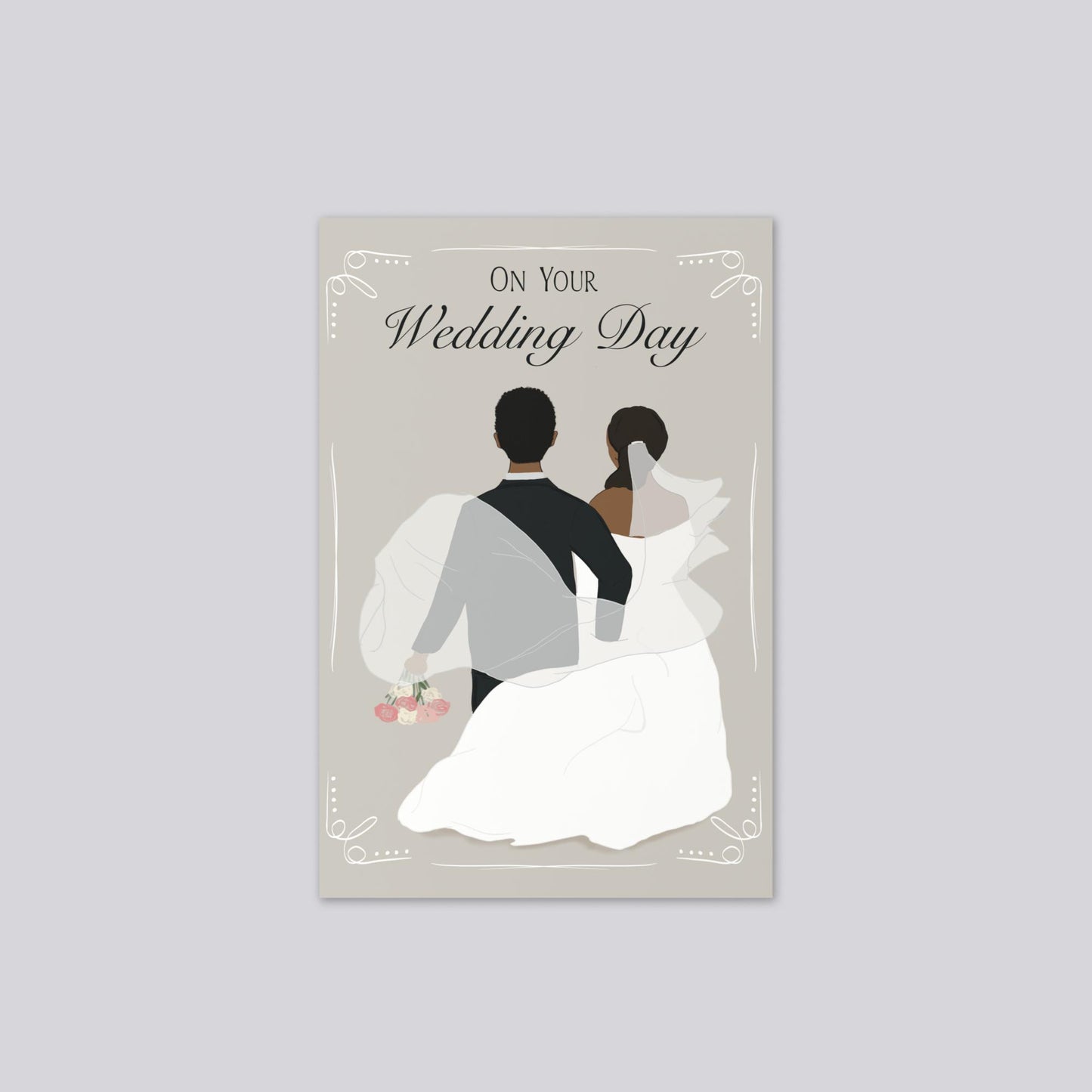 "On Your Wedding Day" Wedding Greeting Card