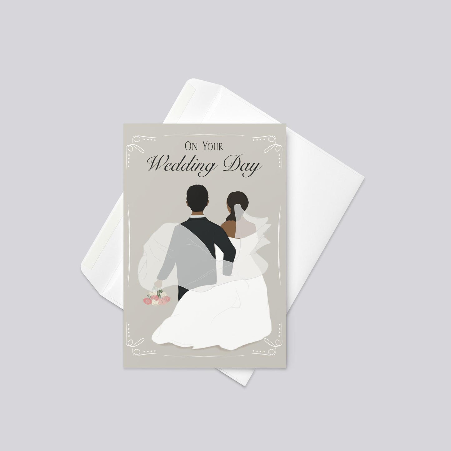 "On Your Wedding Day" Wedding Greeting Card